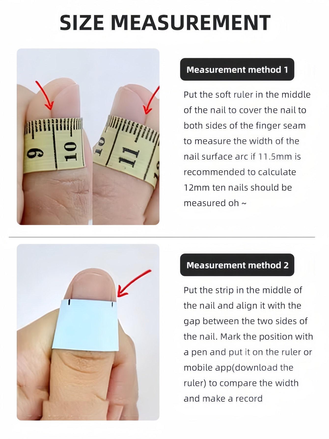 เล็บปลอมรูปวงรีขนาดกลาง 10 ชิ้ - Nail Art Oval บทวิจารณ์และราคา
