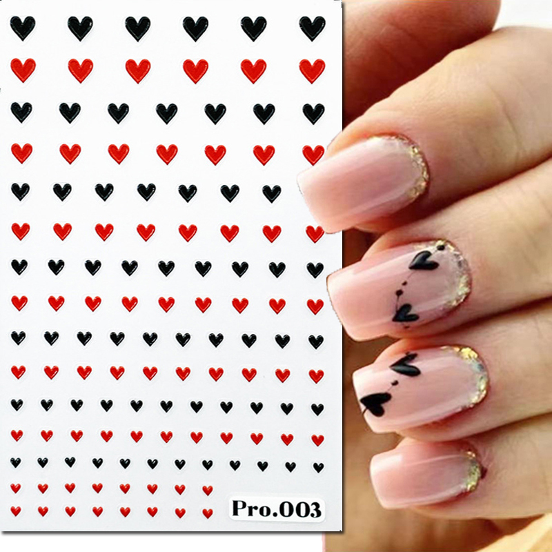 5d นูนสติกเกอร์เล็บวันวาเลนไทน - Nail Art Valentines Day บทวิจารณ์และราคา