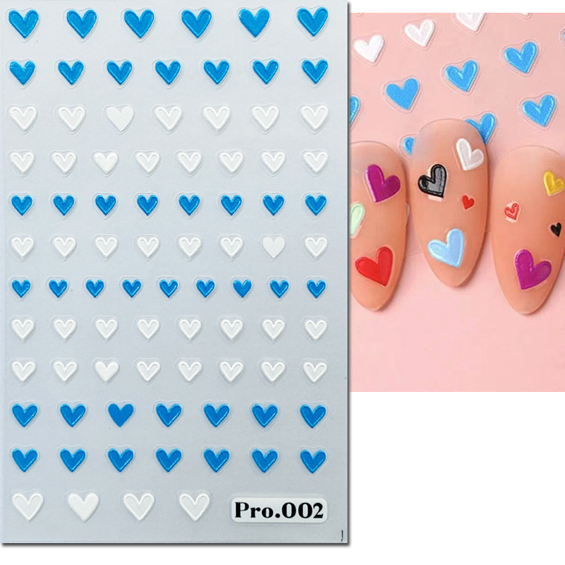 5d นูนสติกเกอร์เล็บวันวาเลนไทน - Nail Art Valentines Day บทวิจารณ์และราคา