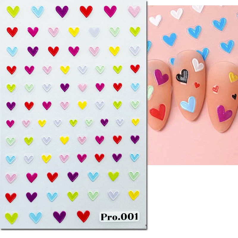 5d นูนสติกเกอร์เล็บวันวาเลนไทน - Nail Art Valentines Day บทวิจารณ์และราคา